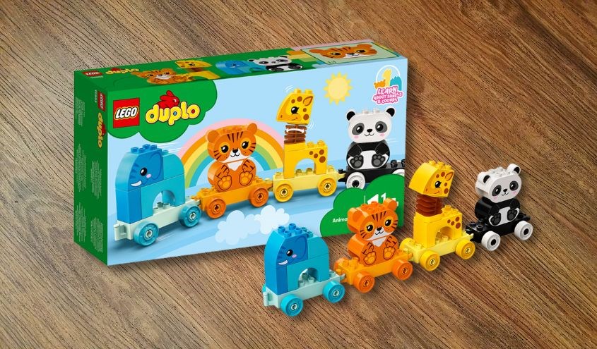 Đồ chơi chuyến tàu động vật Lego Duplo 10955 (15 chi tiết)