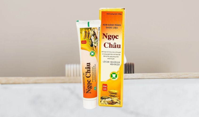 Kem đánh răng dược liệu Ngọc Châu giúp răng chắc khỏe