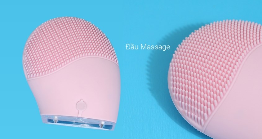 Máy rửa mặt và massage Halio Baby Pink