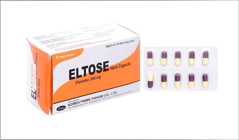 Eltose Hard Capsule 200mg giảm đau, kháng viêm xương khớp (6 vỉ x 10 viên) 