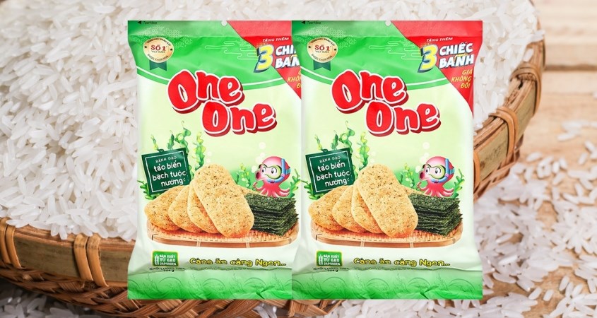 Lượng calo trong bánh gạo one one mặn