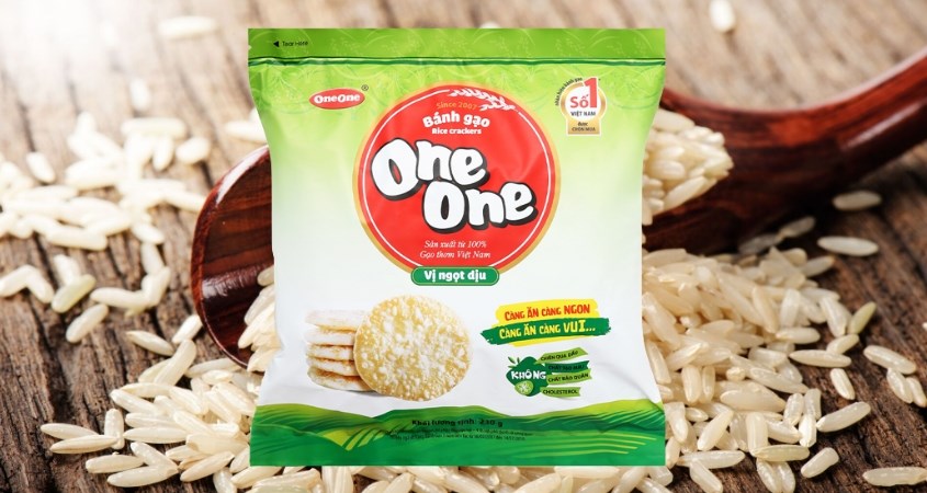 Lượng calo trong bánh gạo one one ngọt