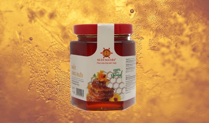 Mật ong ruồi nguyên chất Xuân Nguyên 160 m thích hợp để đắp mặt