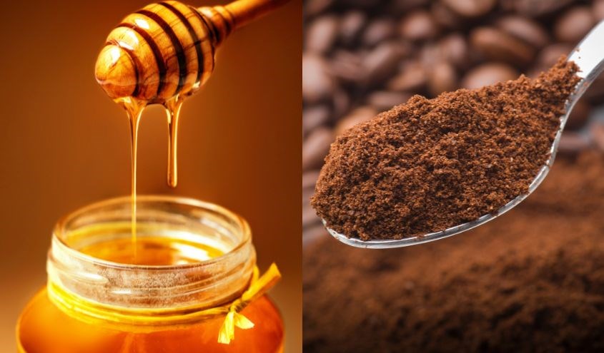 Mật ong và cà phê Tẩy tế bào chết môi bằng mật ong và cà phê