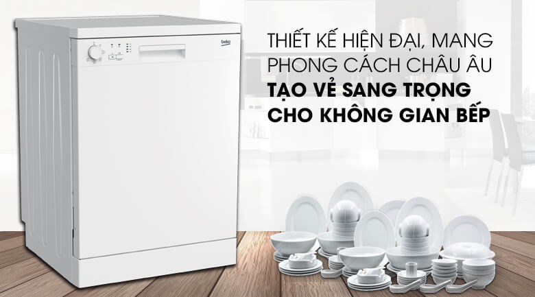 Máy rửa chén độc lập Beko DFN28424X