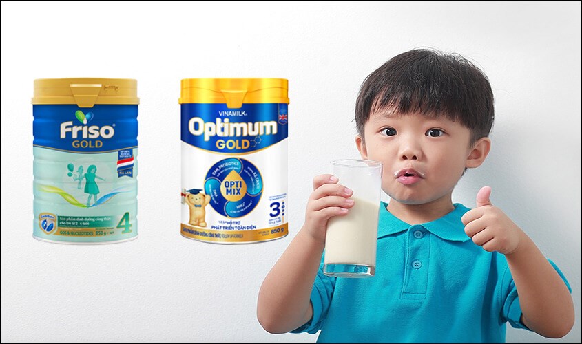 Mẹ nên chọn loại sữa phù hợp với thể trạng và khẩu vị của bé