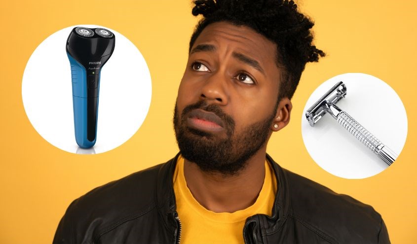 Nên dùng máy cạo râu hay dao cạo râu