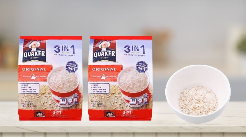 Yến mạch nguyên chất cán mỏng vị truyền thống Quaker 420g (dành cho bé từ 3 tuổi)