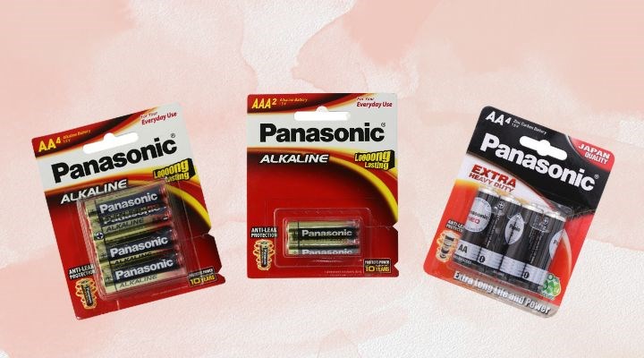 Các sản phẩm pin tiểu Panasonic