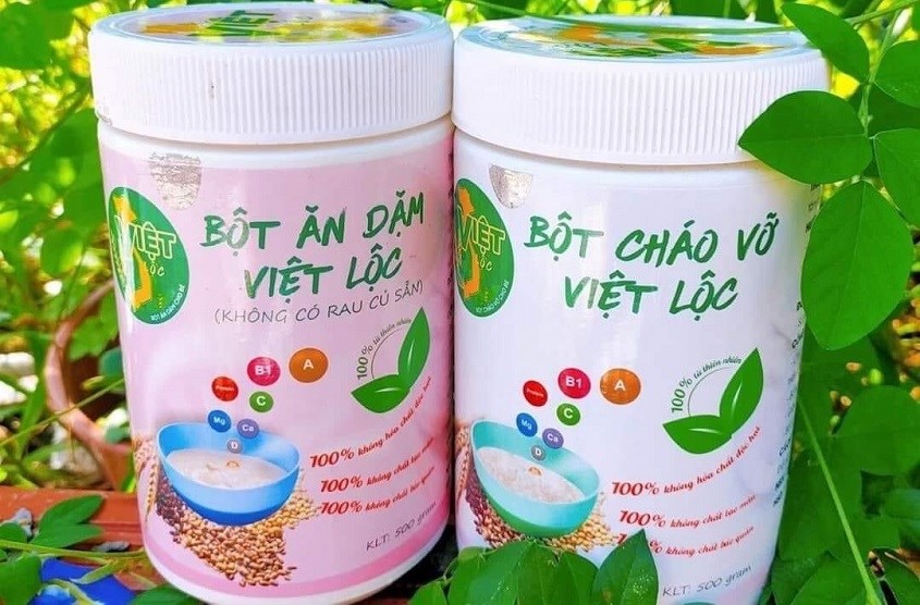Bột ăn dặm Việt Lộc có 2 loại