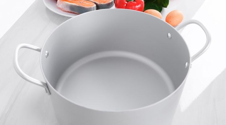 Nồi nhôm oxy hóa mềm nắp nhôm 26 cm Supor HT08008-4 được làm từ hợp kim nhôm quốc tế 3003 xử lý oxy hóa mềm, an toàn sức khỏe