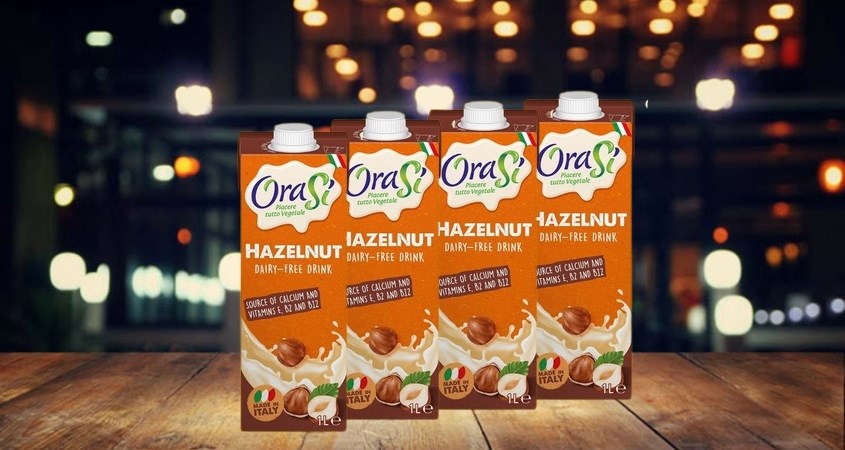 Sữa hạt phỉ nhập khẩu Hazelnut Milk Orasi