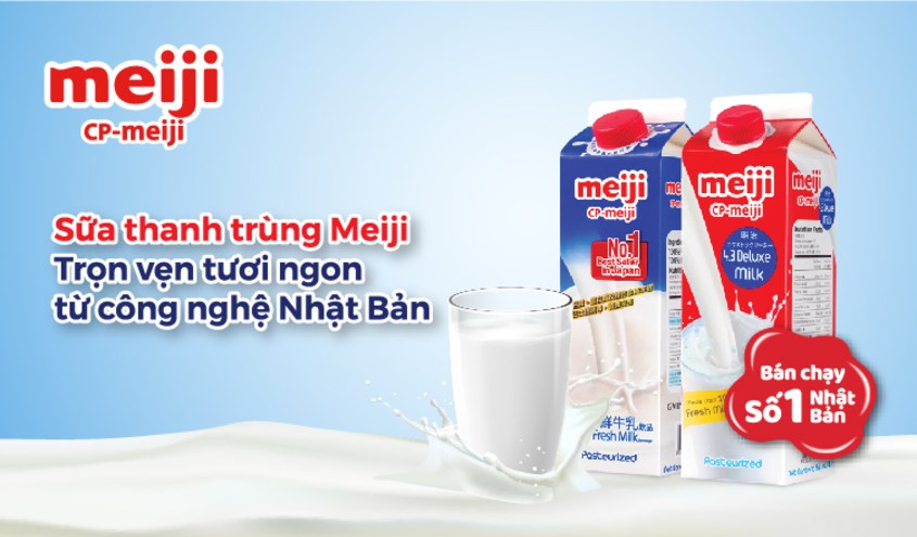 Sữa tươi thanh trùng Meiji 