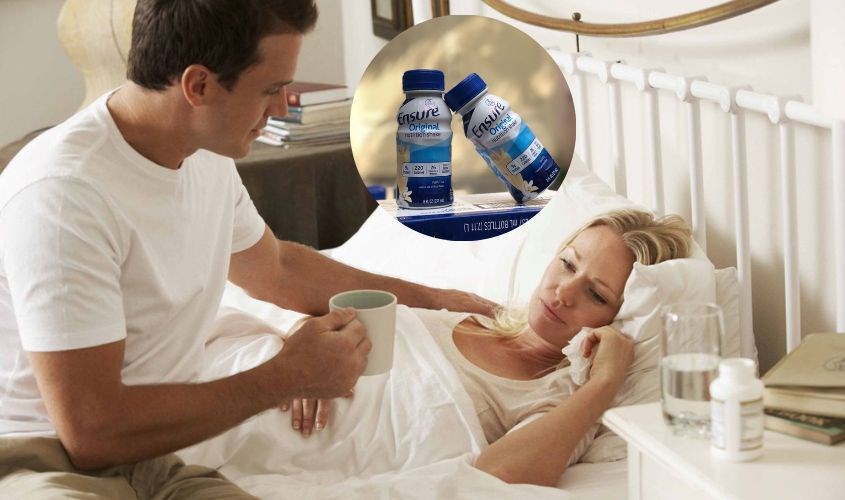 Thùng 24 chai sữa bột pha sẵn Ensure Gold Vigor hương vani 237 ml phù hợp cho người bệnh 