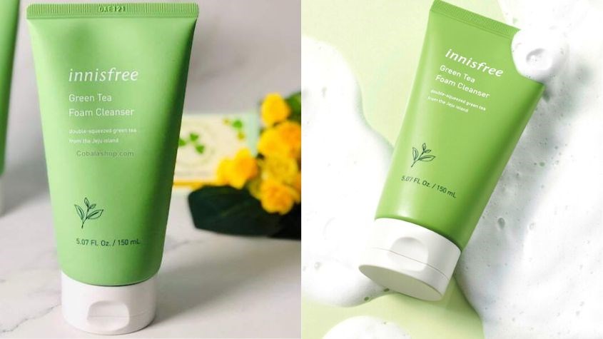 Sữa rửa mặt thật sẽ có màu xanh lá nhẹ nhàng, trang nhã