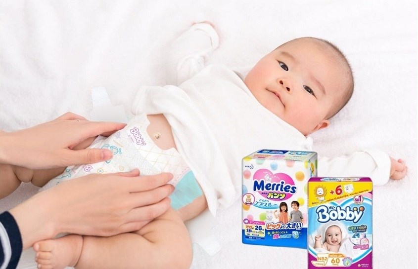 Nên mua bỉm Merries hay Bobby