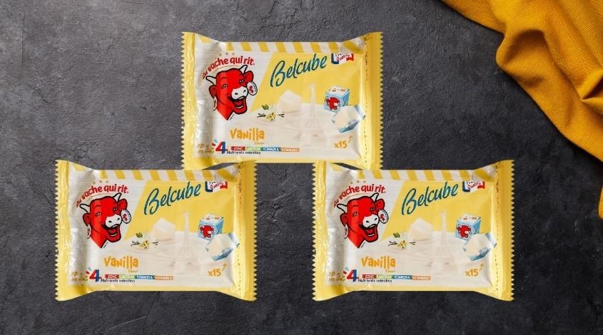 Phô mai Con Bò Cười Belcube vị vani gói 78g (15 viên)