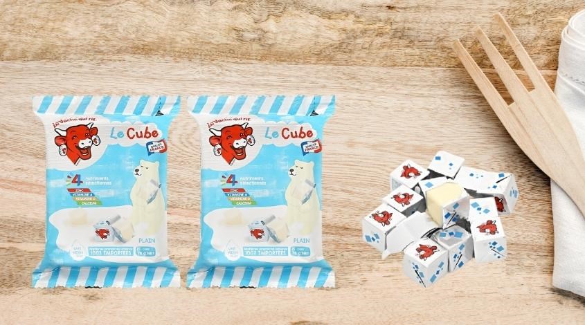 Phô mai Con Bò Cười Le Cube vị sữa gói 78g (15 viên)