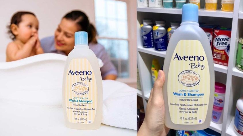 Sữa tắm gội toàn thân Aveeno baby