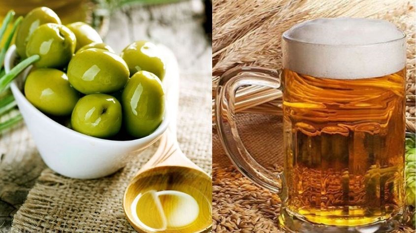 Ủ tóc bằng dầu oliu và bia