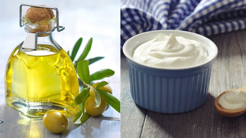 Cách ủ tóc bằng mayonnaise và dầu oliu