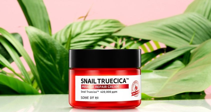 Kem dưỡng ẩm phục hồi da chiết xuất Ốc Sên Some By Mi Truecica Miracle Repair 60g