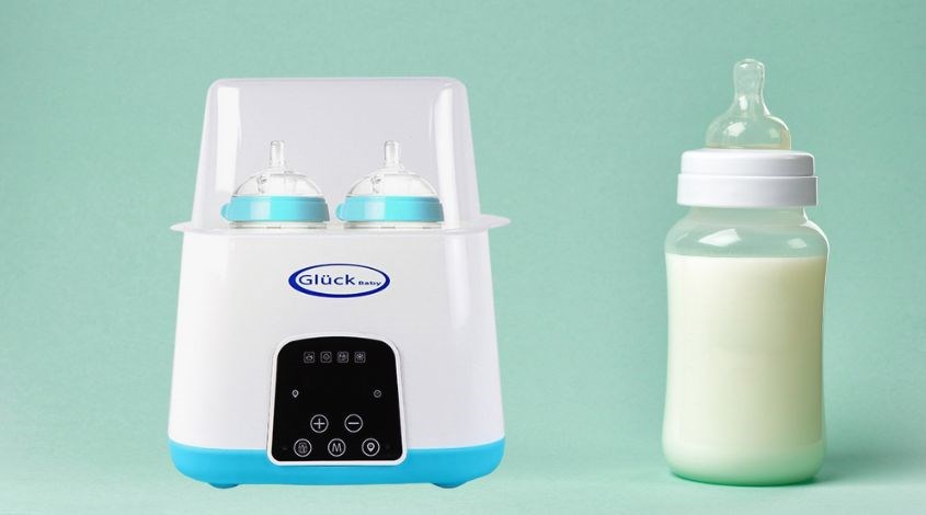 Máy tiệt trùng bình sữa Gluck baby GX06 giúp vệ sinh khử trùng bình sữa