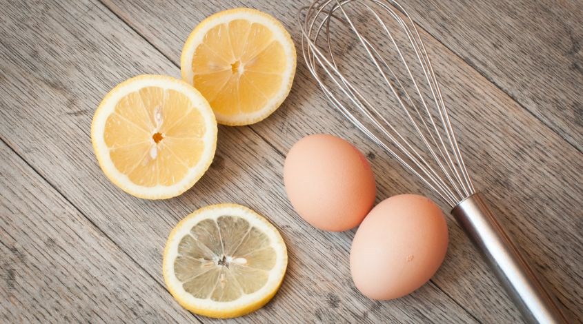 Chanh cùng lòng trắng trứng