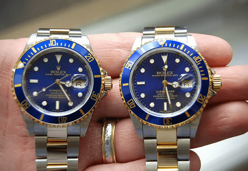 Đồng hồ Rolex thật và giả rất khó phân biệt