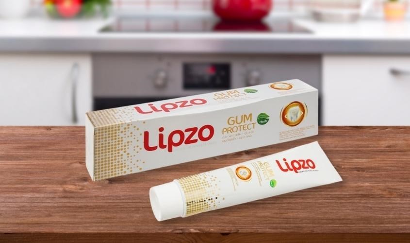 Kem đánh răng Lipzo Herb Gum Protect 185g an toàn khi nuốt