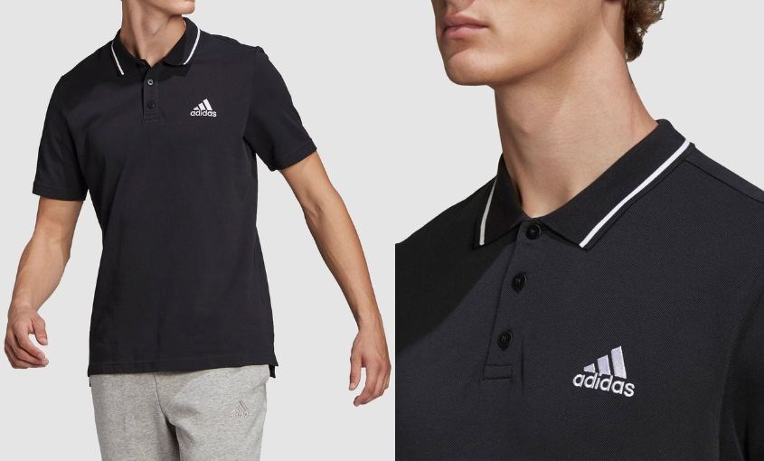 Áo Polo Lifestyle Nam Adidas Pique Small Logo Aeroready Essentials GK9027