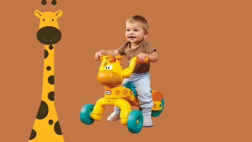 Xe chòi chân Little Xe chòi chân hươu cao cổ Little Tikes