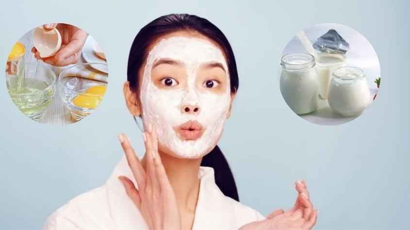 Mặt nạ lòng trắng trứng gà và sữa chua có tác dụng diệt khuẩn, kháng viêm