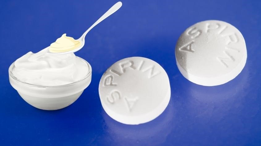 Sữa chua và aspirin