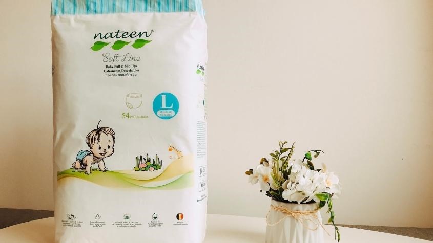 Bỉm Nateen được làm từ 100% organic thiên nhiên an toàn cho da nhạy cảm