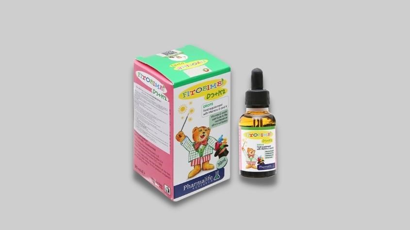 Siro Fitobimbi D3+K2 giảm nguy cơ còi xương 30 ml