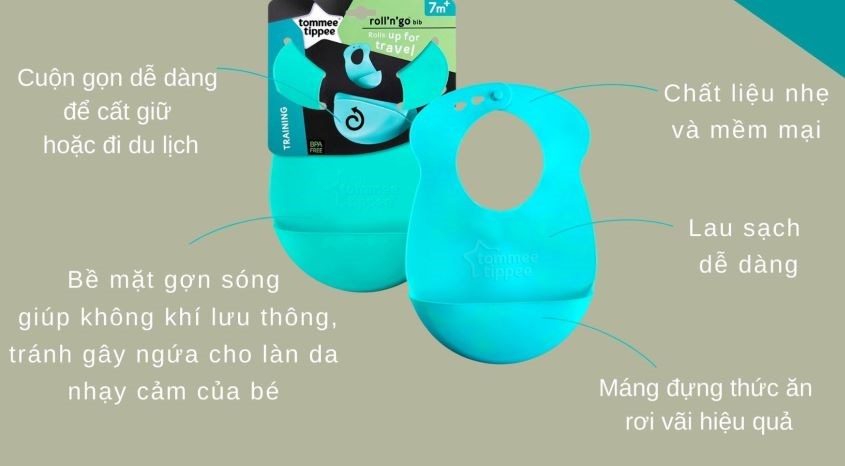 Yếm Tommee Tippee Roll n Go