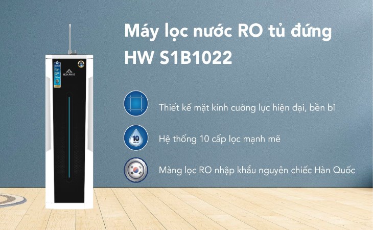 Máy lọc nước RO Hòa Phát HWS1B 1022 10 lõi giá chỉ 7.090.000 đồng tại Điện máy XANH (giá cập nhật tháng 06/2023, có thể thay đổi theo thời gian)