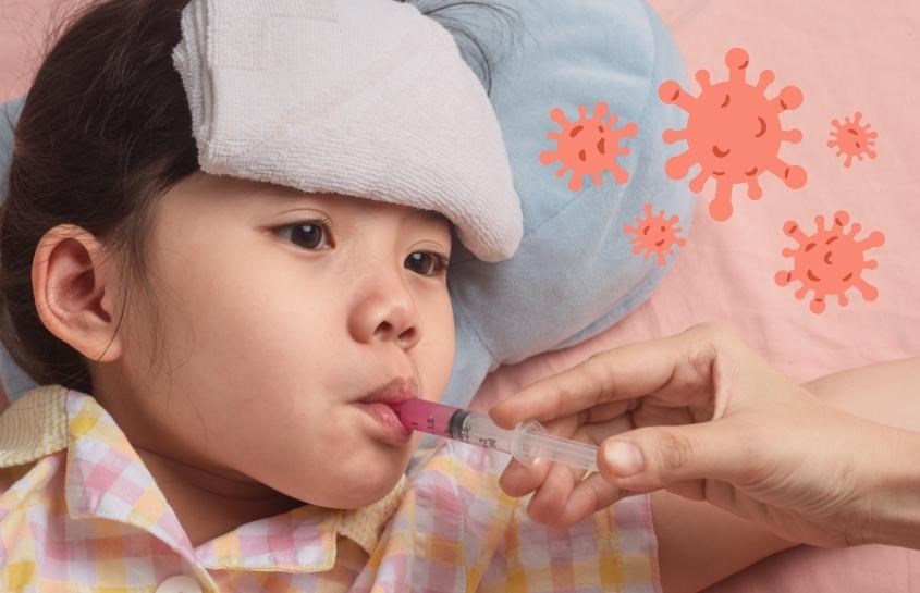 Trẻ em có nguy cơ cao nhiễm bệnh do Adenovirus. Ảnh: Canva