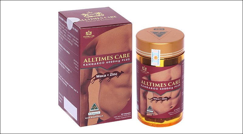 <div class='captionnews'>Alltimes Care Kangaroo 6000mg Plus tăng cường sinh lực lọ 30 viên</div> Alltimes Care Kangaroo 6000mg Plus tăng cường sinh lực lọ 30 viên