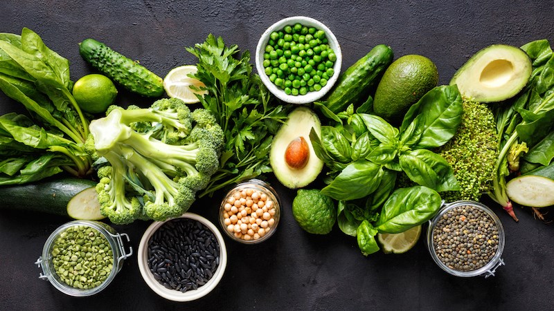Ăn thực phẩm xanh giúp bổ máu