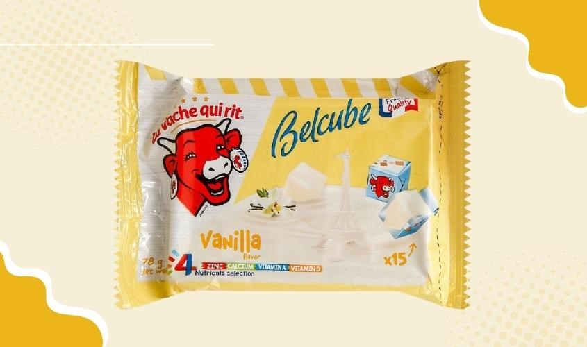 Phô mai Con Bò Cười Belcube vị vani gói 78g (15 viên)