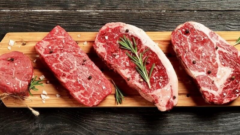 Thịt bò hữu cơ giúp giảm lượng mỡ tiêu thụ vào cơ thể