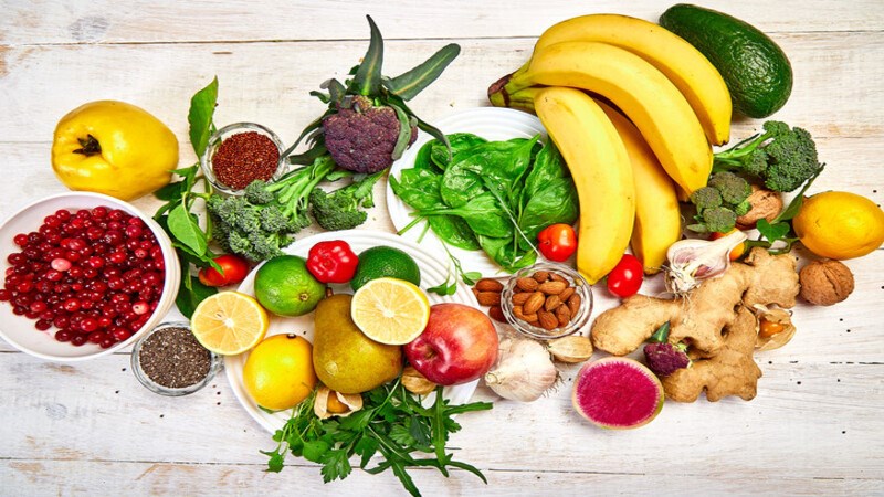 Thực phẩm giàu vitamin và các chất dinh dưỡng cần thiết để giúp cơ thể cải thiện sự trao đổi chất 