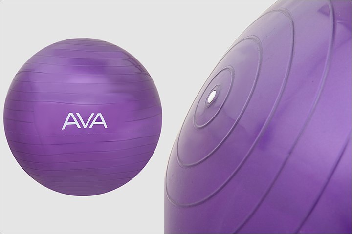 Bóng Yoga Ava 65cm PVC Tím