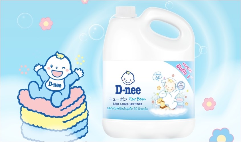 Can nước xả D-nee Trắng hương sữa 2.8 lít Can nước xả D-nee Trắng hương sữa 2.8 lít