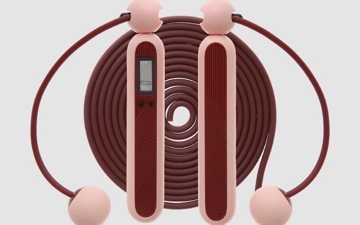 Dây nhảy đếm số Ava nhựa ABS - PVC đỏ