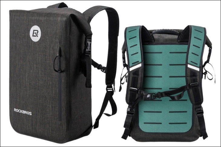 Người dùng chưa sử dụng quen sẽ có thể thấy balo thể thao RockBros hơi nặng