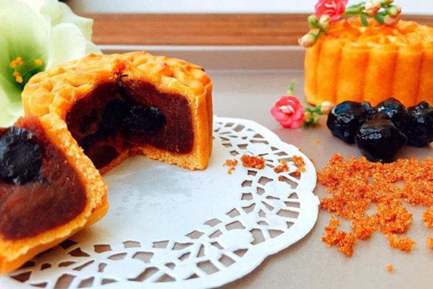 Bánh trung thu chân trâu đường đen Bánh trung thu chân trâu đường đen