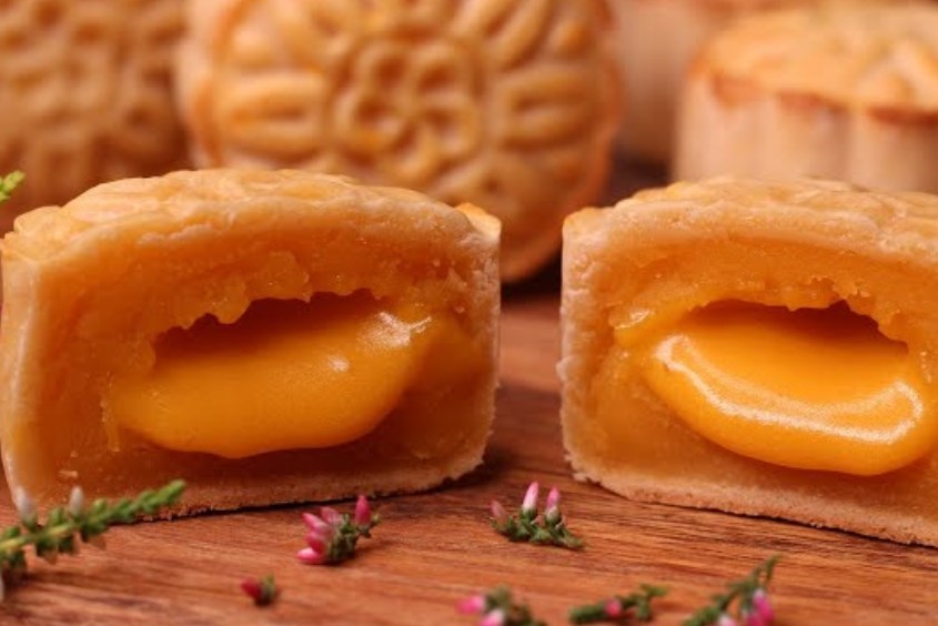 Bánh Trung thu nhân Custard Bánh Trung thu nhân Custard